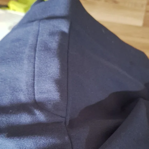 Quince Ultra-Stretch Ponte Wide Leg Pants Navy S NWT - Picture 4 of 4